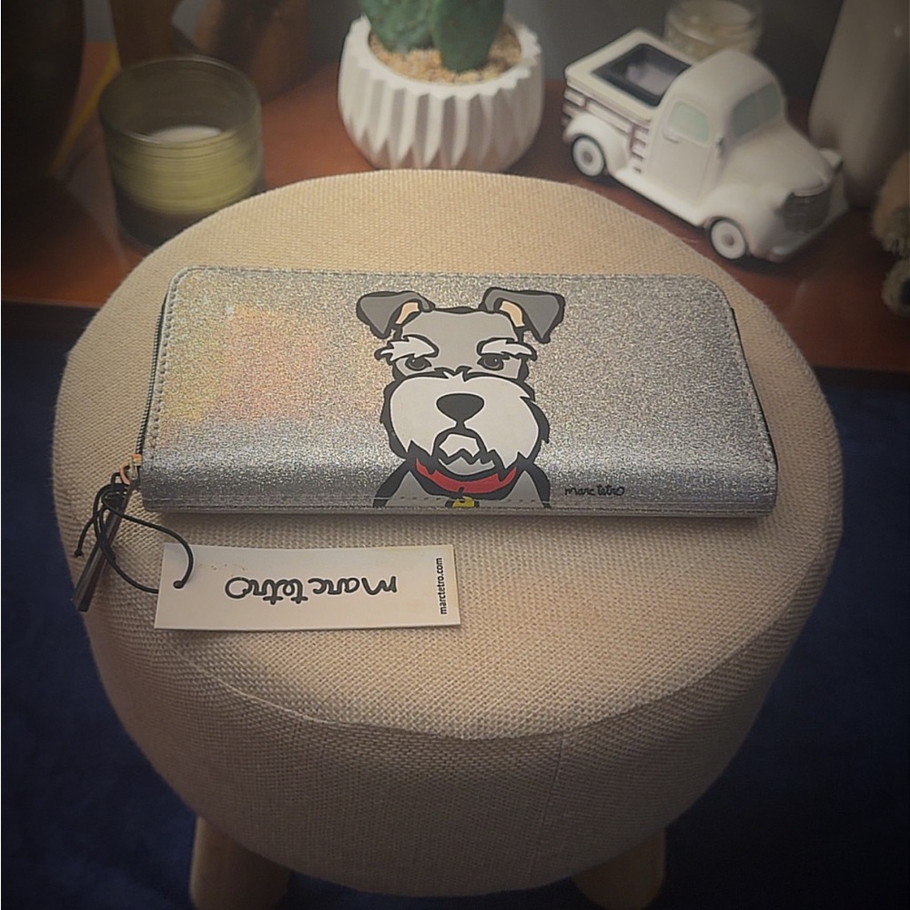 Marc Tetro Silver Dog Wallet